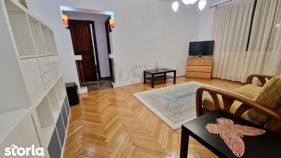 Apartament cu 2 camere semidecomandat, mobilat în Cotroceni