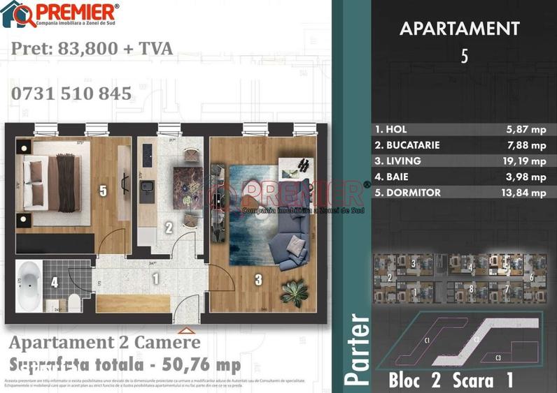 Nou 2 Camere | Pre? Promo?ional | Sector 4 - 1