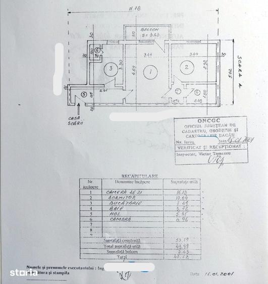 Apartament cu 2 camere semidecomandat în Mioriței