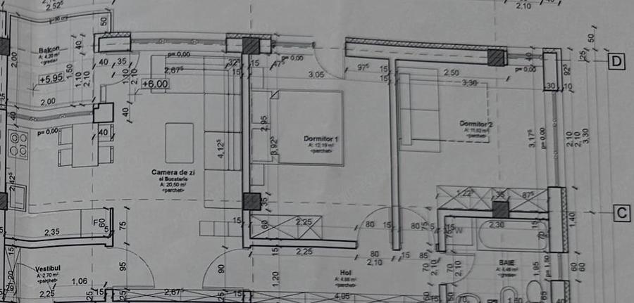 Apartament cu 3 camere decomandat în Braytim