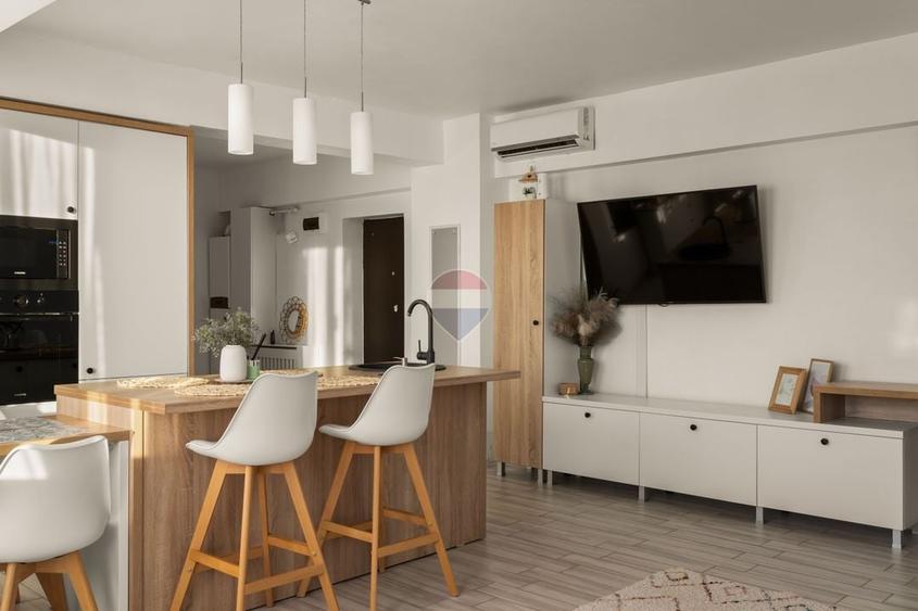 Apartament cu 2 camere semidecomandat în Aradul Nou