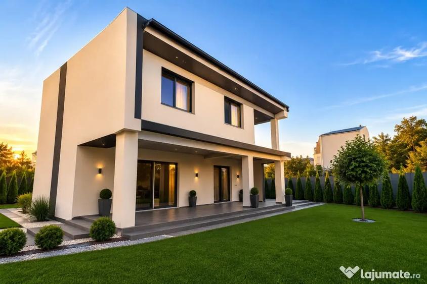 Casă cu 5 camere cu Teren 391 Mp în Chiajna
