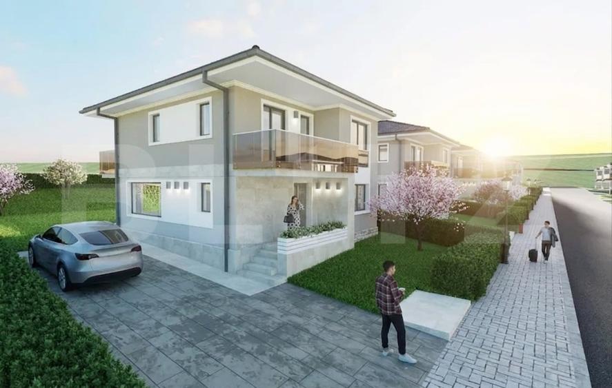 Casă individuală cu 4 camere cu Canalizare în Chinteni