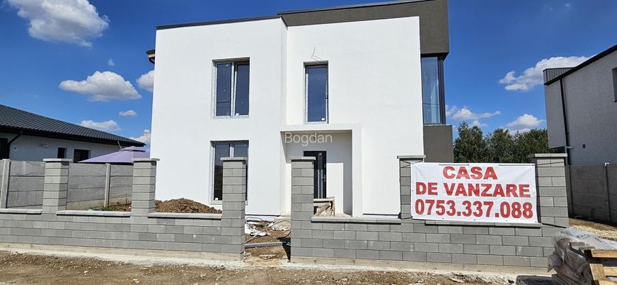 OFERTA! casa noua la intrarea in Vidra,LA ALB, P+1, comuna Vidra, Ilfov. TVA 0%