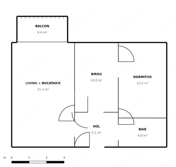 Apartament 3 Camere decomandat, 2 bai Class Park, Targovi?te - 1