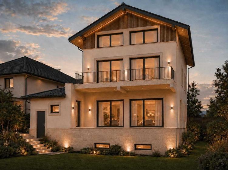 CASA Individuala Superba 320 mp-Mansarda SPA-Demisol Crama-7-9 km de centrul CJ--POSIBILITATE DE PERSONALIZARE - 2