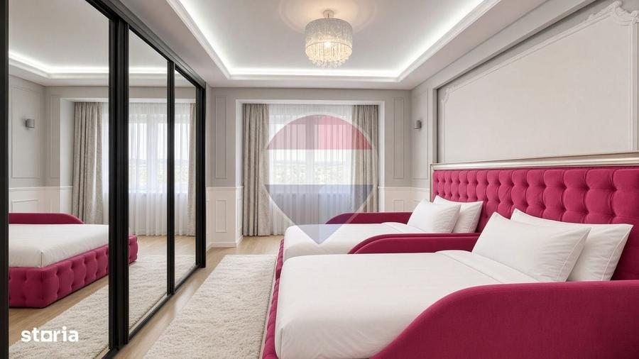 Apartament cu 3 camere, mobilat în Faleza Nord