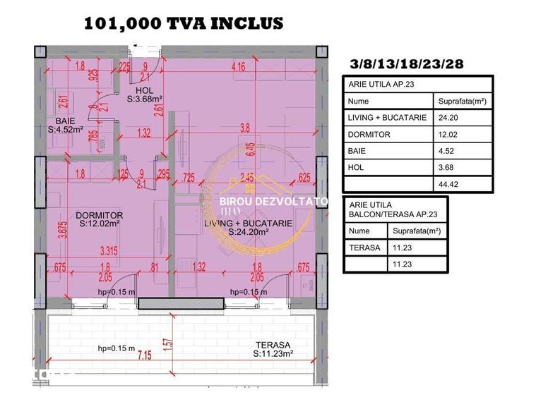 Decomandat Ansamblu modern Pallady titan metrou Stb Parc Parcare bonus - 5