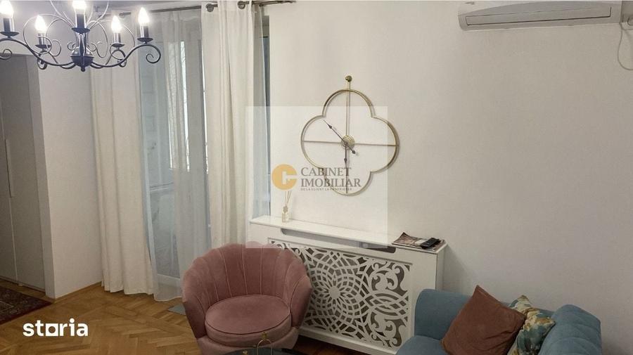 Apartament cu 2 camere semidecomandat, mobilat în Romană