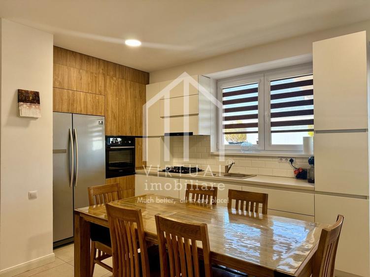 Apartament cu 4 camere semidecomandat, mobilat în Turnișor