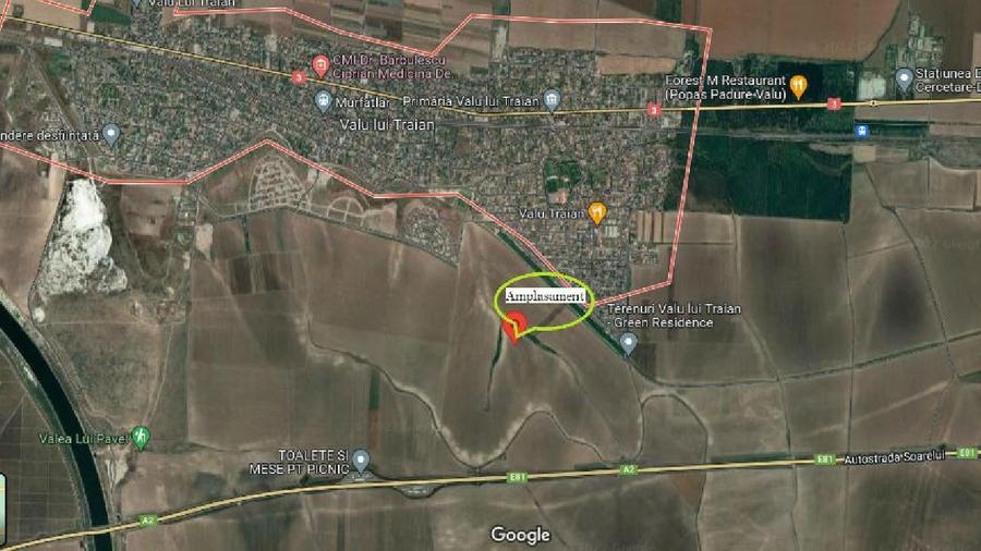 Teren agricol extravilan de 3000 mp, în Valu lui Traian
