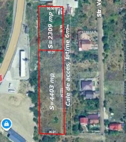 Teren Construcții intravilan de 6712 mp, în Est