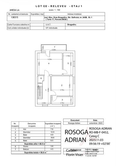 Casă cu 5 camere cu Teren 340 Mp în Bragadiru