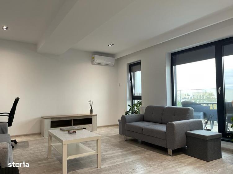 Apartament cu 2 camere, mobilat în Sisești