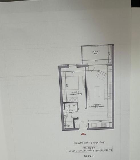 Apartament cu 2 camere în Central