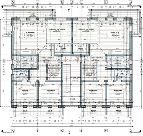 Apartament cu 3 camere decomandat în Unirii