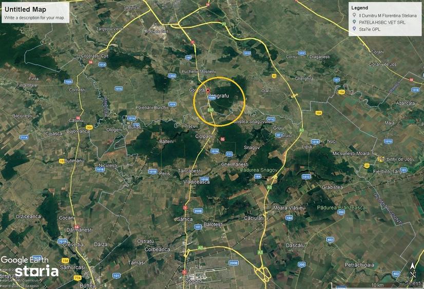 Teren de 4958 mp, în Gorgota