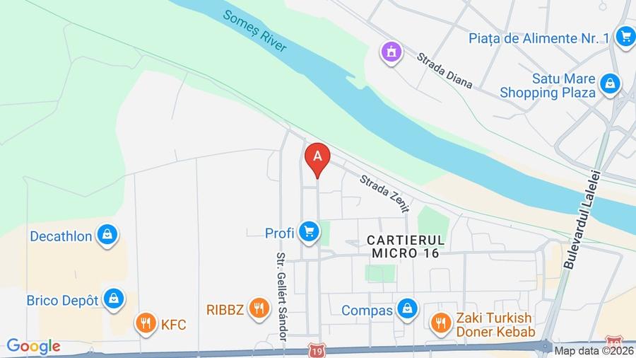 Apartament cu 2 camere semidecomandat în Micro 16
