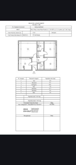 Apartament cu 3 camere decomandat în Prundu
