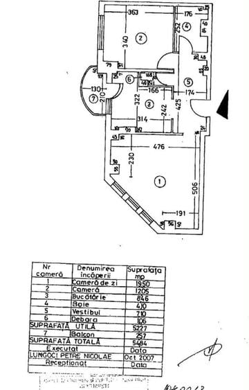 Apartament cu 2 camere decomandat în Berceni