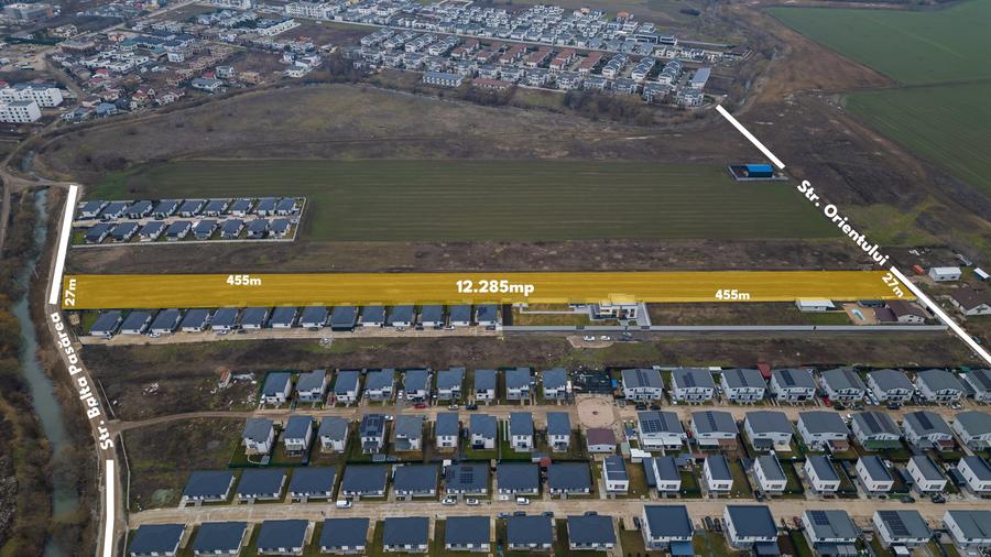 Teren Construcții intravilan de 12200 mp, în Tunari