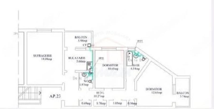 Apartament cu 3 camere decomandat în Siderurgiștilor