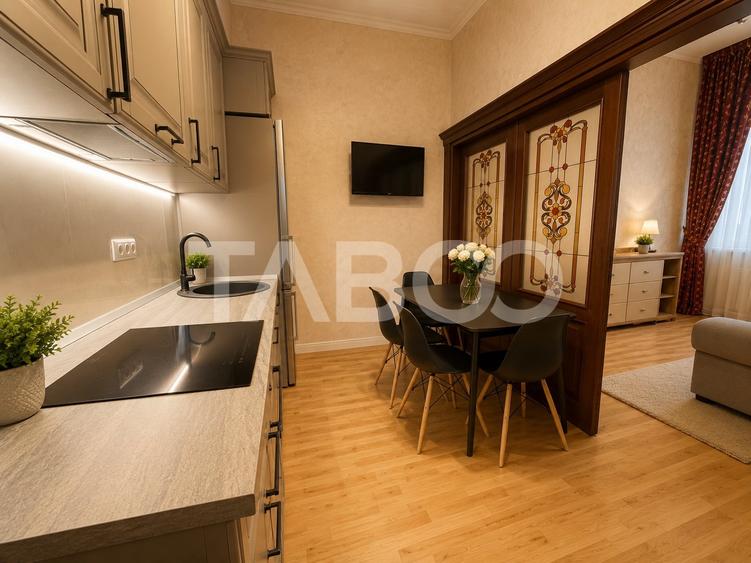 Apartament cu 2 camere decomandat, mobilat în Central