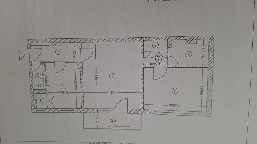 Apartament cu 2 camere semidecomandat în Prundu