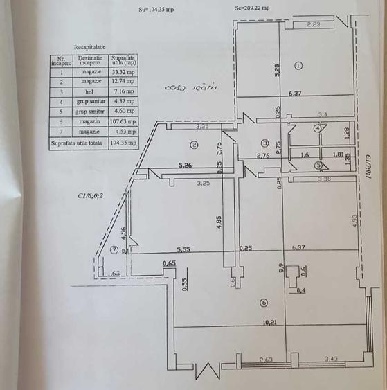 Spațiu comercial, de 174 mp, în Central