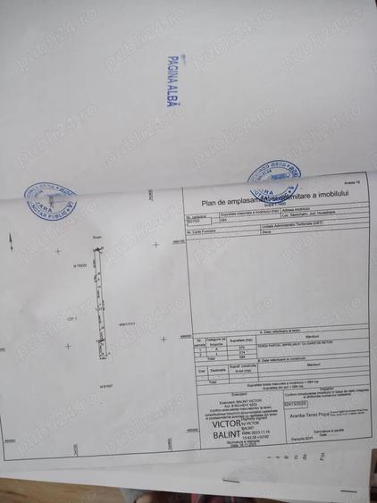 Teren de 3000 mp, în Central