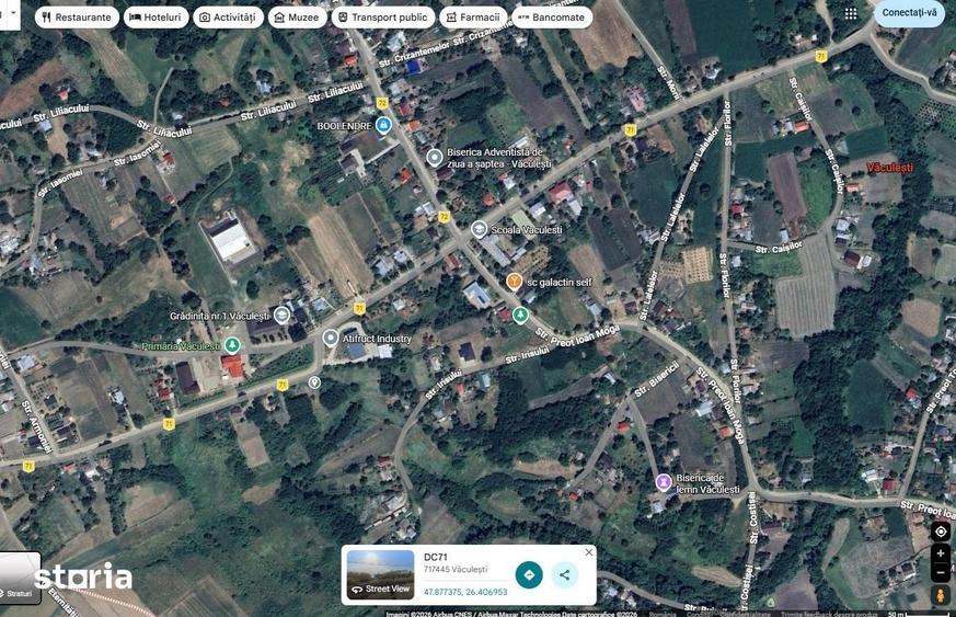 Teren de 2261 mp, în Văculești