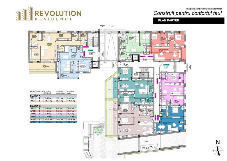 Apartament cu 3 camere în Central