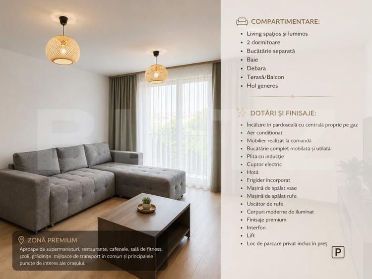Apartament cu 3 camere decomandat, mobilat în Răcădău