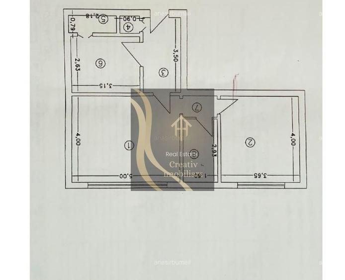 Închiriere 2 camere – ideal locuință / studio / birou - 9