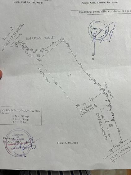 Teren de Vanzare Ceahlau 1522mp Intravilan la 6km de Durau si 500 de M de Coada Lacului Bicaz - 3