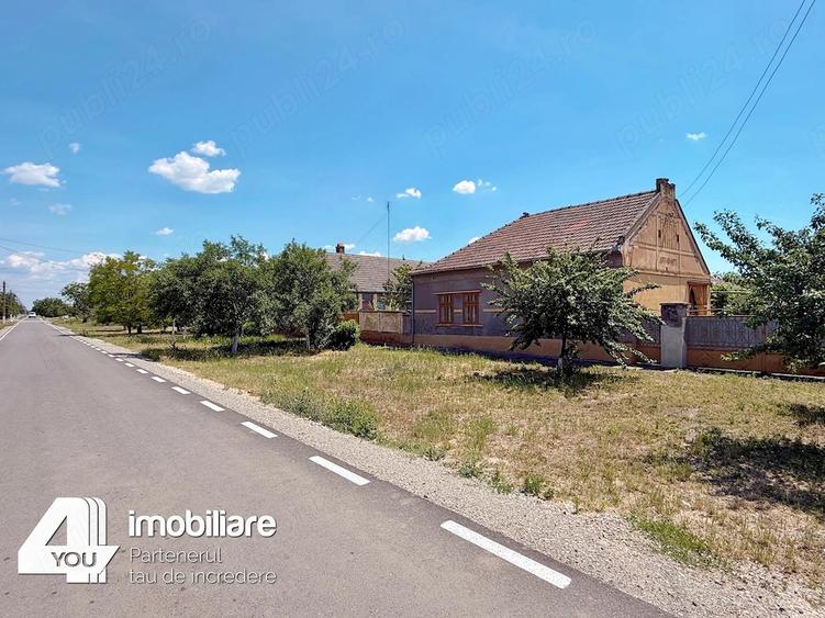 Casă cu 4 camere cu Teren 1459 Mp în Secusigiu