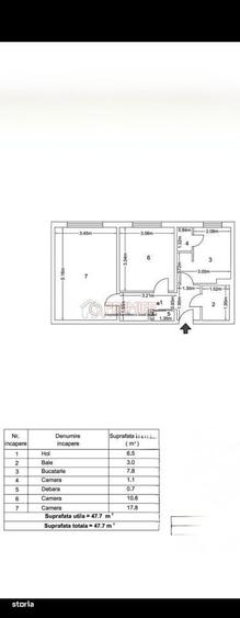Apartament cu 2 camere decomandat în Tineretului