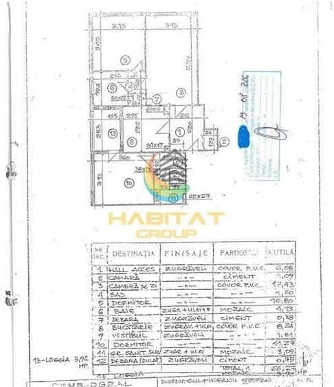 Apartament cu 3 camere semidecomandat în Berceni