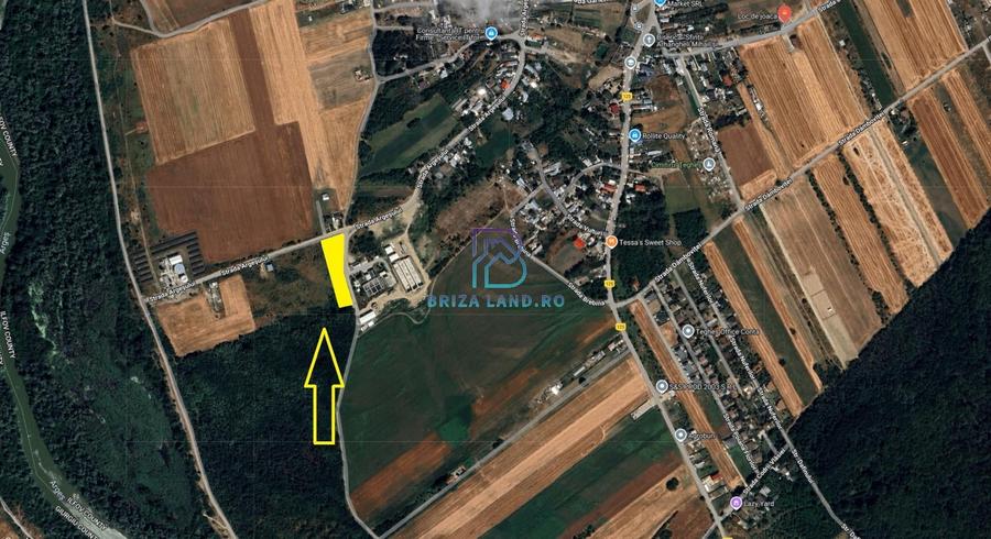 Teren Construcții intravilan de 2475 mp, în Țegheș