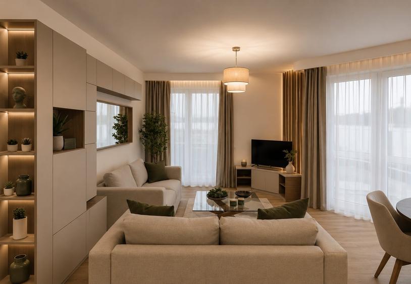 Apartament 3 camere- gradina de 41 mp - Lebada Lake Residence+1 parcare subteran - 3