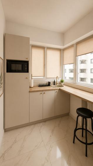 Apartament cu 2 camere decomandat, mobilat în Parcul Carol