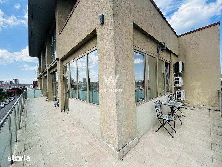 Penthouse de inchiriat, zona buna, terasa mare, mobilat si utilat - 15
