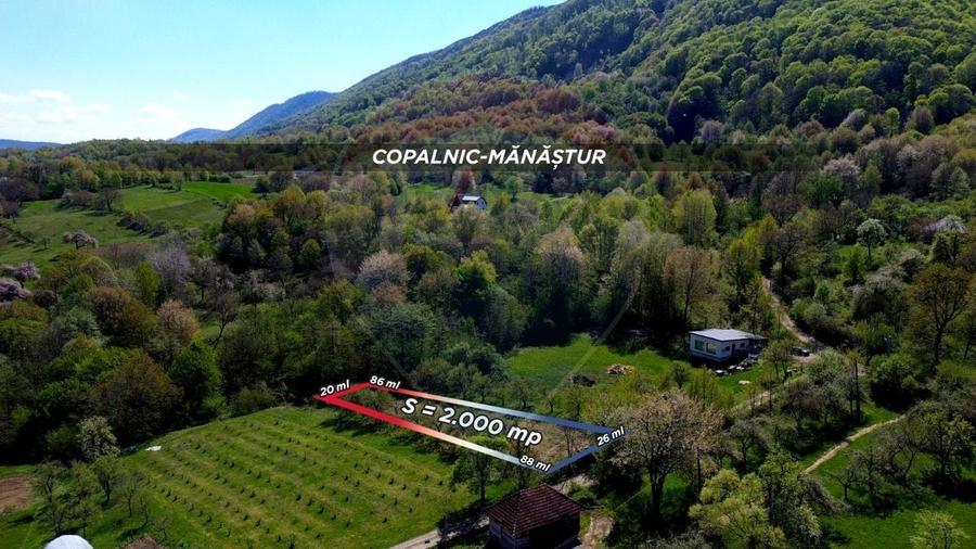 Teren Construcții intravilan de 2000 mp, în Copalnic-Mănăștur