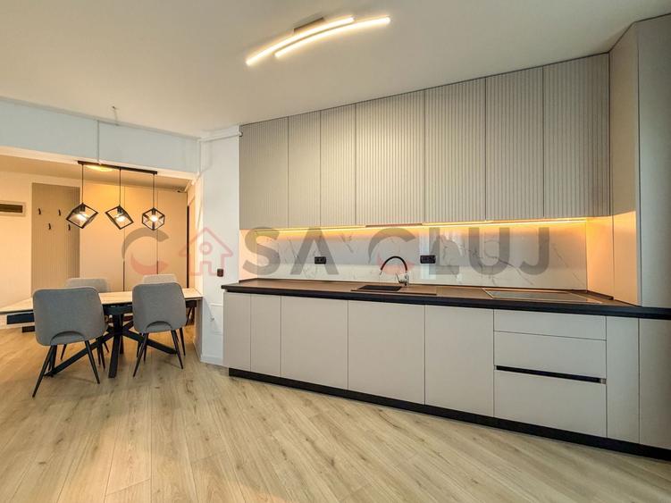 Apartament cu 2 camere semidecomandat, mobilat în Zorilor