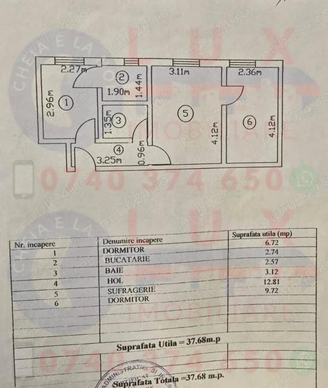 ID 3648 Apartament 3 camere - DE VANZARE - Cartier Neptun - 1