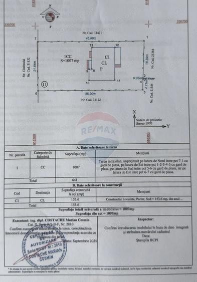 Casă cu 4 camere cu Teren 1007 Mp în Sud