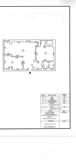 Apartament cu 3 camere în Tomis III