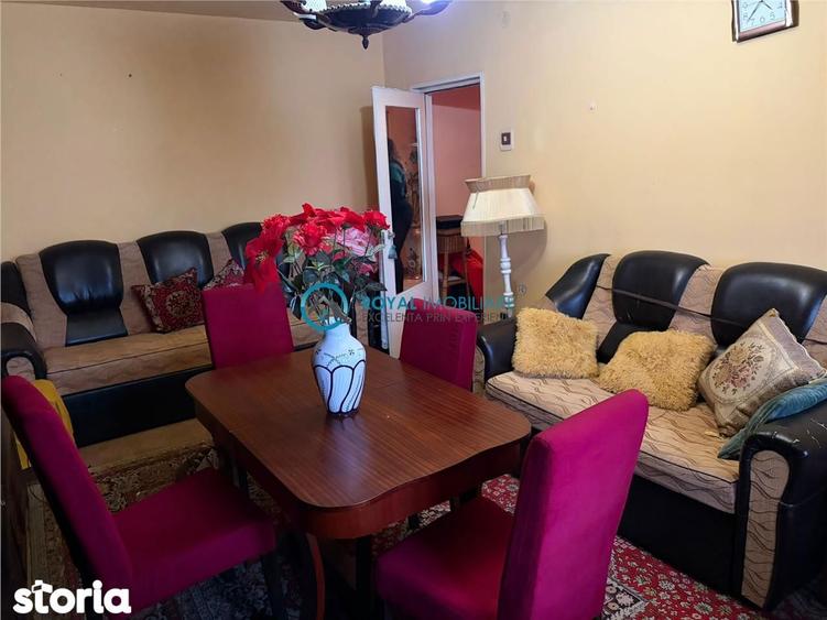 Apartament cu 2 camere decomandat, mobilat în Cantacuzino