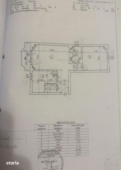 Apartament cu 2 camere în Ultracentral