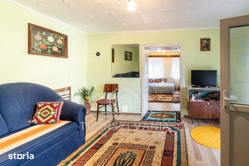 Casă cu 4 camere cu Teren 1425 Mp în Țaga